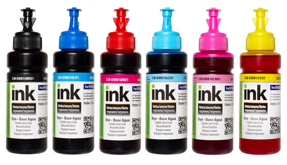 Комплект чернил ColorWay Epson L-800/810/850 (6x100мл) BK/С/M/LС/LM/Y