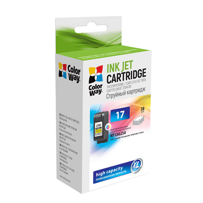 Картридж ColorWay HP C6625A (№17) col.CW-H17C