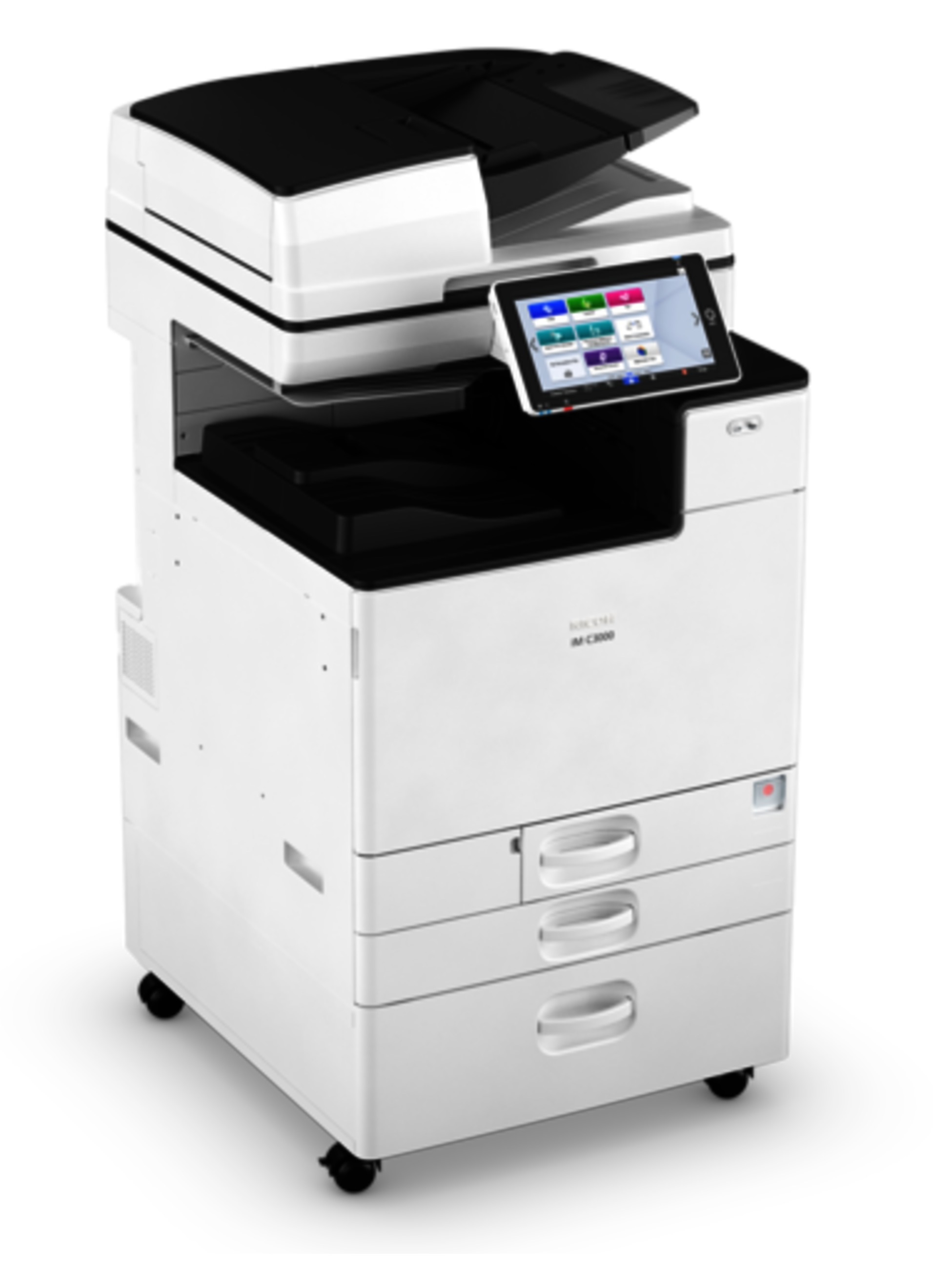Ricoh IM C3000, 30 стор./хв., повнокольоровий мережевий принтер, копір, сканер, ARDF, дуплекс