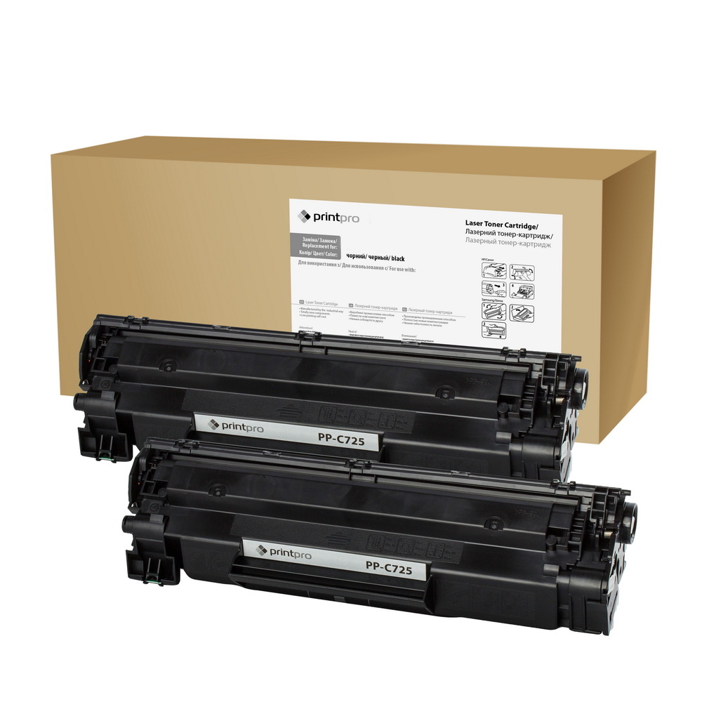 Картридж Print Pro CANON (725) LBP6000/MF3010 DUAL PAC
