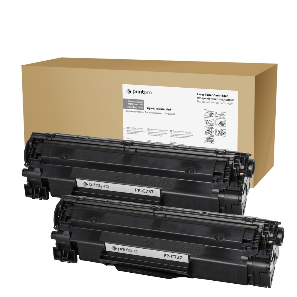 Картридж Print Pro CANON (737) MF211/MF212w/MF216n DUAL PAC
