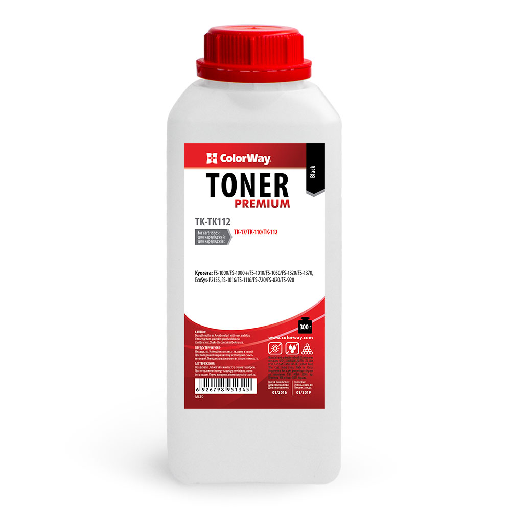 Тонер Colorway Kyocera TK-17/TK-110/TK-112 (300g)