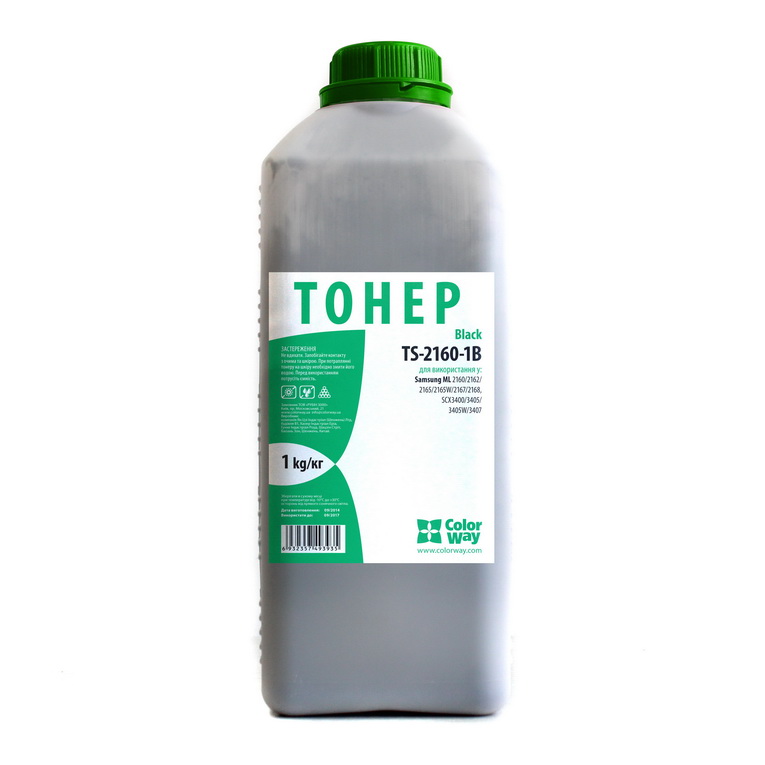 Тонер Colorway Samsung ML2160/2165/SCX3400/3405 (1kg) TS-2160-1B